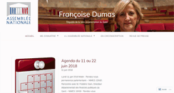 Desktop Screenshot of francoisedumas.net